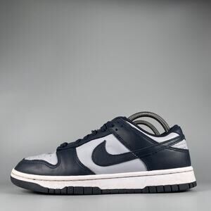 Men's 7.5 Women's 9 Nike Dunk Low "Georgetown" Black Grey Shoes Casual Sneakers